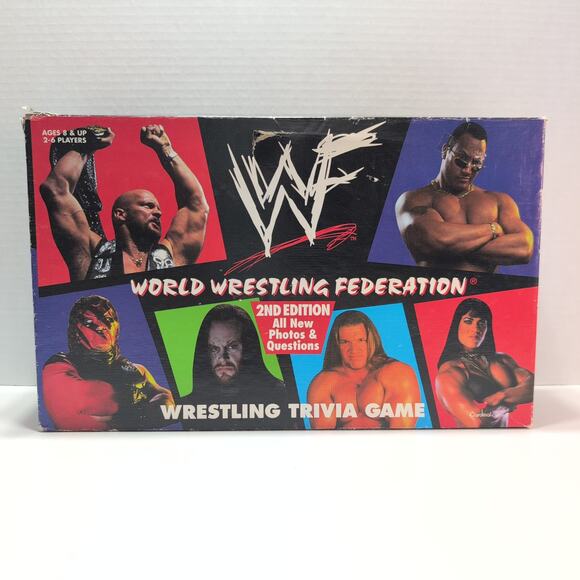VTG 1998 WWF 2nd Edition Trivia Game Wrestler Cards - Picture 1 of 11